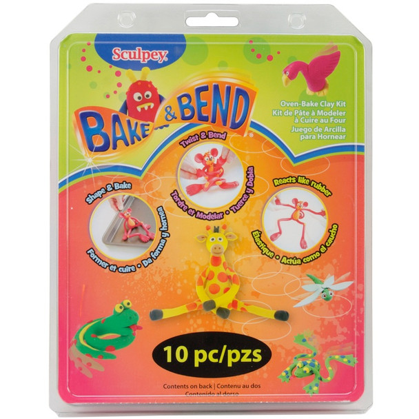 POLYFORM - Sculpey Oven-Bake Clay Kit-Bake & Bend (FX4004) 715891400401