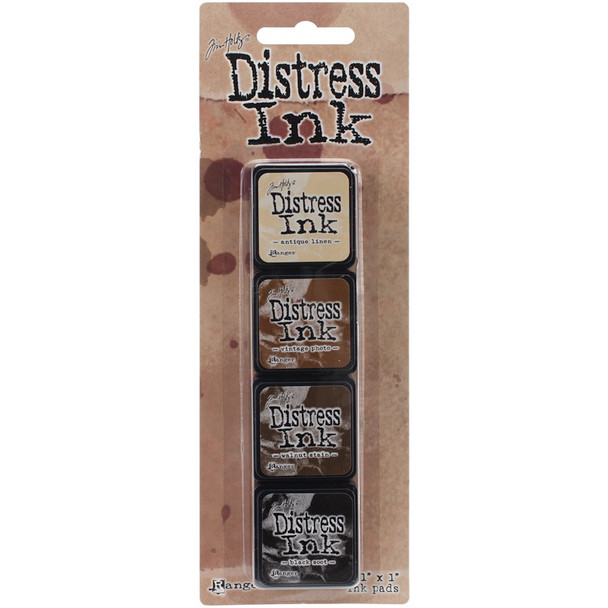 RANGER - Distress Mini Ink Pads 4/Pkg-Kit 3 (TDPK-40330) 789541040330