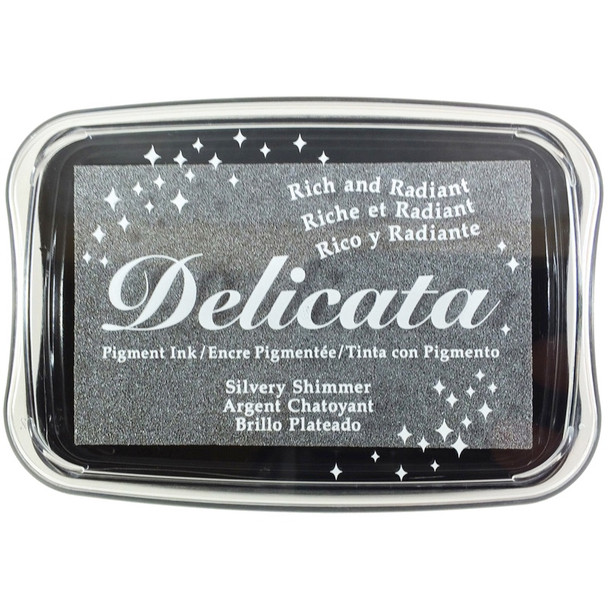 IMAGINE - Delicata Pigment Ink Pad-Silvery Shimmer (DE-00192) 712353711921