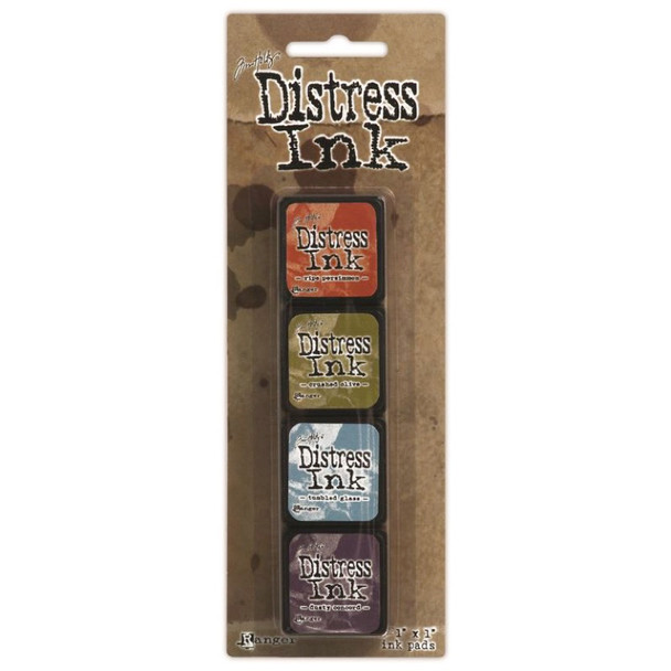 RANGER - Distress Mini Ink Pads 4/Pkg-Kit 8 (TDPK-40385) 789541040385
