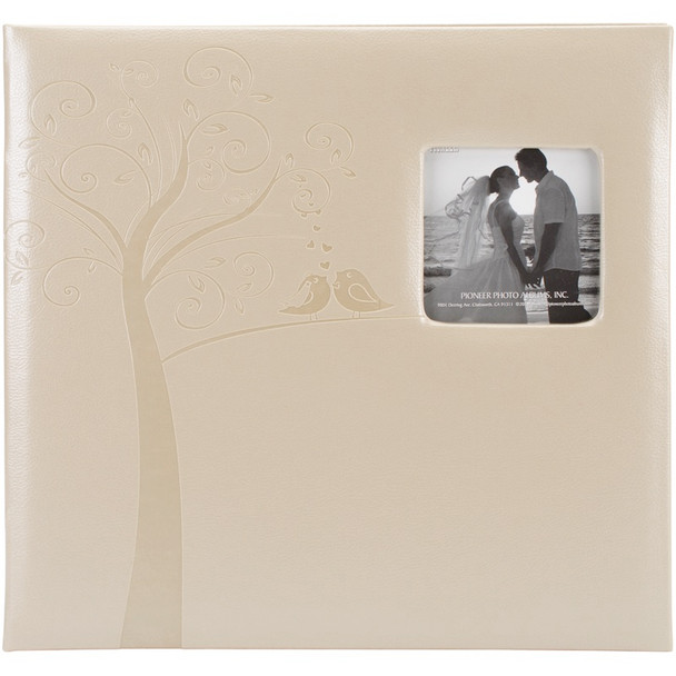 PIONEER - Embossed Wedding Post Bound Album 12"X12"-Tree (MB10EWT) 023602643475