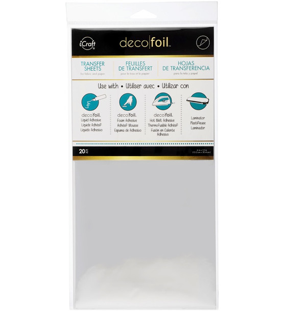 THERMOWEB - Deco Foil Transfer Sheets 6"X12" 20/Pkg-Silver Scrapbooking Paper (DFT6X12-5101) 000943251019