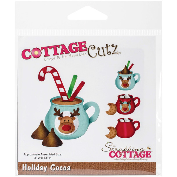 COTTAGECUTZ - Die-Holiday Cocoa 3"X1.8" (CC069) 818561024324