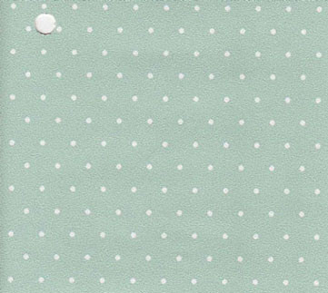 NEW CREATIONS 1" Scale Dollhouse Miniature - Prepasted Wallpaper: White Dots On Slate Blue (SOLD AS PACK OF 3 SHEETS) (11903)