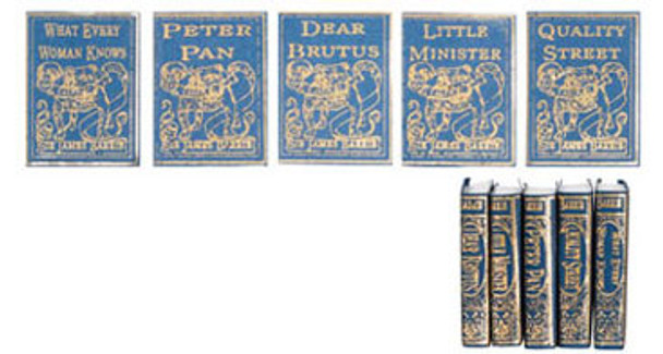 NEW CREATIONS 1" Scale Dollhouse Miniature - Barrie, Sir James Books (NI115) NEW CREATIONS 1" Scale Dollhouse Miniature - Barrie, Sir James Books (NI115)