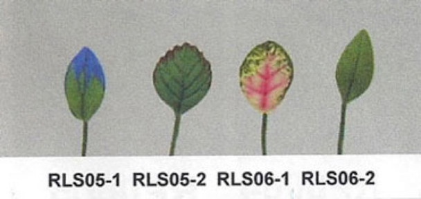 NEW CREATIONS - 1" Scale Dollhouse Miniature - Set of 12 Leaf Stems (RLS05-2)