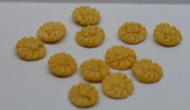 NEW CREATIONS - 1" Scale Dollhouse Miniature - Cookies Set of 12 (RR0245)