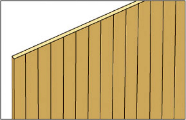 NORTHEASTERN SCALE LUMBER - 1" Scale Dollhouse Miniature - Scribed Sheathing 1/16 X 1/16 (366)