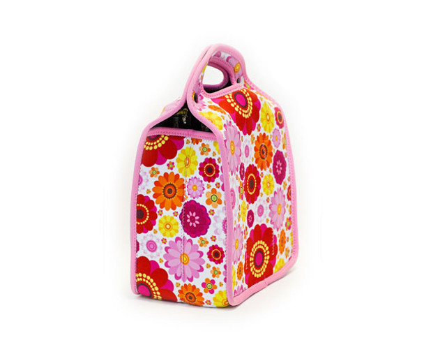 ZEE'S CREATIONS - Neoprene 6-Pack Tote - Flower Power (NP303) 817441011607