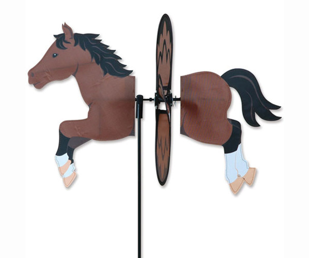PREMIER DESIGNS Bay Horse Petite Spinner - Wind Garden Decor PD25058 630104250584