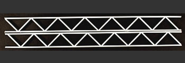 PLASTRUCT - 90658 Plastic Styrene Miniature Open Web Truss 1"x12"H (2) 764050906582