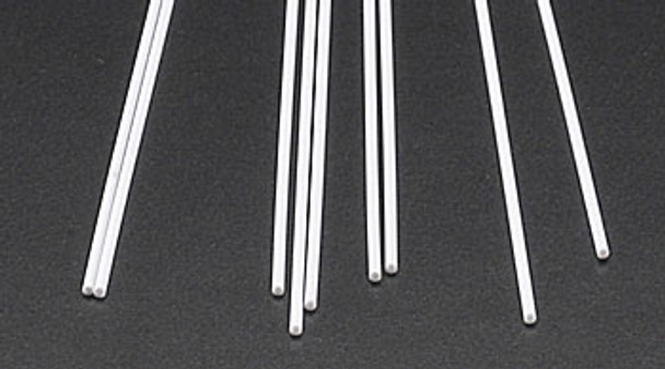PLASTRUCT - 90857 Plastic Styrene Solid Round Rod .050x10" (10) 764050908579