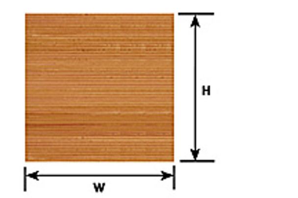 PLASTRUCT - Scale Plastic Pattern Sheet - 1/64" WOOD PLANKING SHEET (2 Pack) (91529) 764050915294