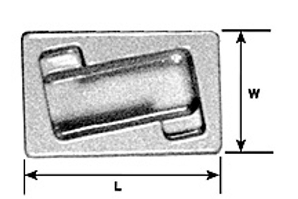 PLASTRUCT - (Architect's Half Inch Scale Furniture) - 1:24 RECTANGULAR HOT TUB (93837)