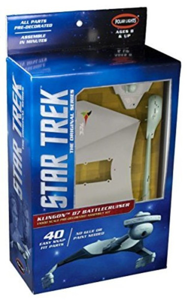 POLAR LIGHTS - 1/1000 Scale Star Trek TOS Klingon D7 Battle Cruiser Plastic Model Space SyFy Kit (937) 849398007815
