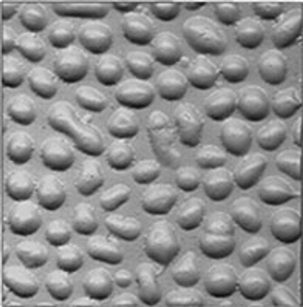 PRECISION PRODUCTS - 1 Inch Scale Dollhouse Miniature Plastic Styrene Pattern Sheet Stock - Cobble Stone Road (PRE1107)