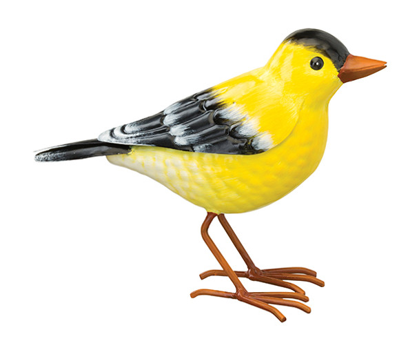 REGAL ART & GIFT - Goldfinch Decor Metal Statue Figurine REGAL12276 657641122761