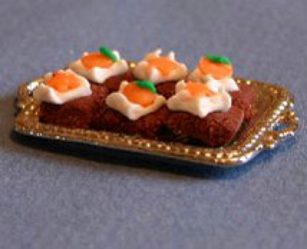 RAINDROP MINIATURES - 1" Scale Dollhouse Miniature - Brownies- Halloween Themed (10)