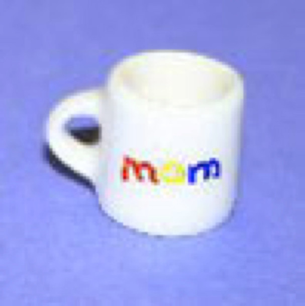 RAINDROP MINIATURES - 1" Scale Dollhouse Miniature - Mom Mug (137)
