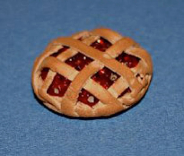 RAINDROP MINIATURES - 1" Scale Dollhouse Miniature - Pie - Cherry Lattice (76)