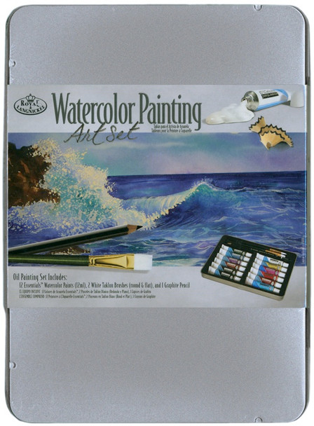 ROYAL BRUSH - Watercolor Painting Art Set With Tin - (RSET2304) 090672052223