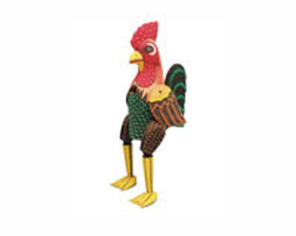 SONGBIRD ESSENTIALS - Hinged Rooster Shaped Birdhouse SE3880032 645194773790