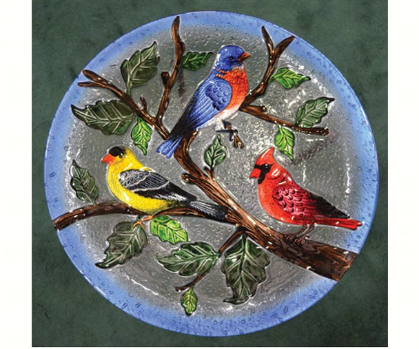 SONGBIRD ESSENTIALS - Songbird Trio Birdbath (SE5005) 645194850057