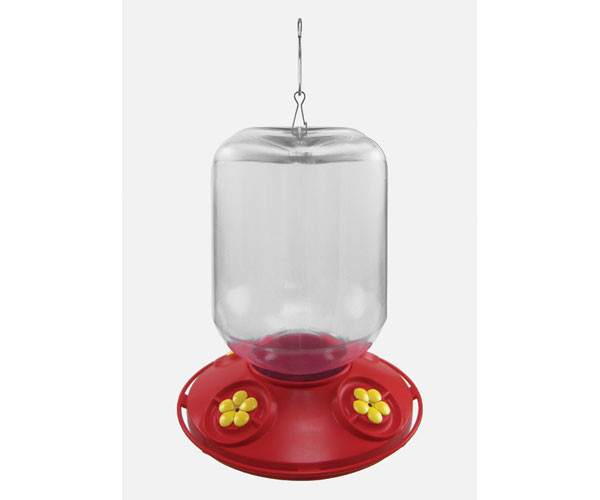 SONGBIRD ESSENTIALS - Dr. JB's Switchable 48 oz. w/Yellow Flowers Feeder (Bulk) Hummingbird Feeder (SE6030) 645194060302