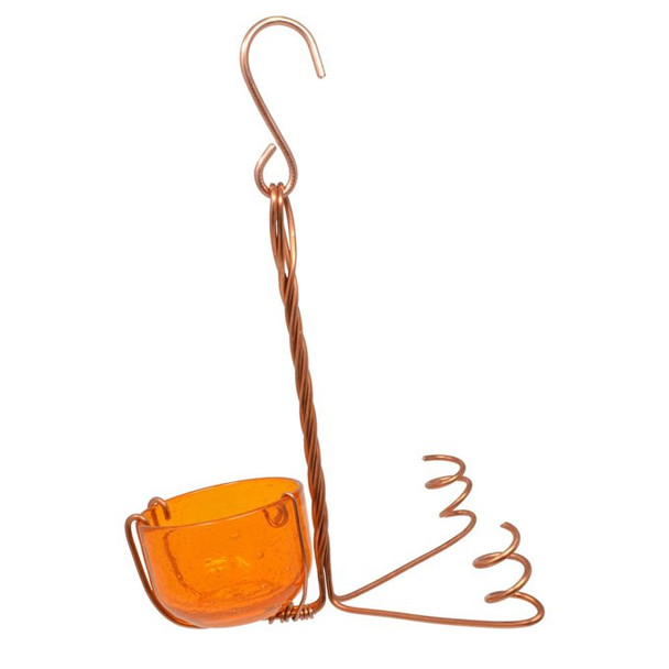 SONGBIRD ESSENTIALS - Copper Oriole Fruit and Jelly Bird Feeder - Triple Cup SEHHORFJ 645194770393