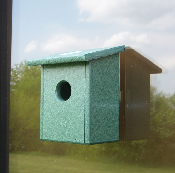 SONGBIRD ESSENTIALS - Recycled Plastic Window Nest View Bird House (SERUB78162) 645194078161