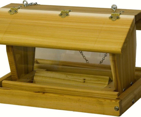 STOVALL - Wooden Medium Hanging Hopper Feeder SP3FH 894259002072