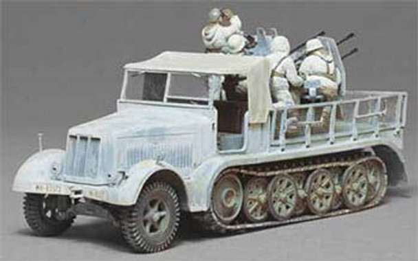 TAMIYA - 1/35 German 8 Ton 1/2 Track Sd.Kfz. - Plastic Military Vehicle Kit (35050) 4950344996438