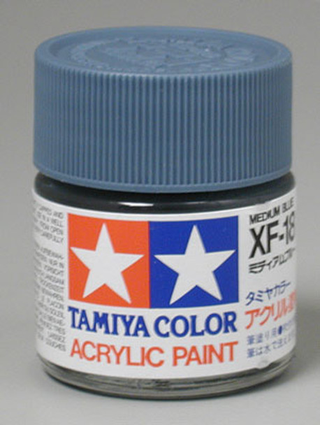 TAMIYA Acrylic XF18 Flat, Med Blue 23ml (81318) 49376388