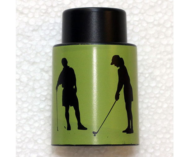 ZEE'S CREATIONS - Vacuum Wine Bottle Stopper Golf (VS113) 898179001931 ZEE'S CREATIONS - Vacuum Wine Bottle Stopper Golf (VS113) 898179001931