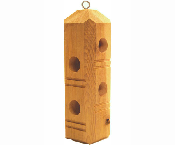 WILDLIFE SCIENCES - Cedar Plug Suet and Seed Log and Cake Bird Feeder (WSC777C) 607899777053