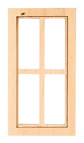 OakridgeStores.com | ALESSIO - 2 Over 2 Window - Dollhouse Miniature (2196)