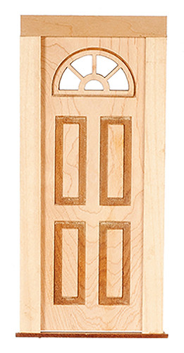OakridgeStores.com | ALESSIO - Half Circle Top Door - Dollhouse Miniature (2303)