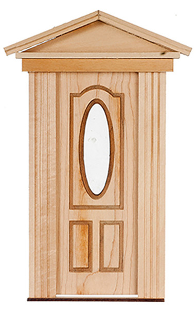OakridgeStores.com | ALESSIO - Oval Cutout Federal Door - Dollhouse Miniature (2313FD)
