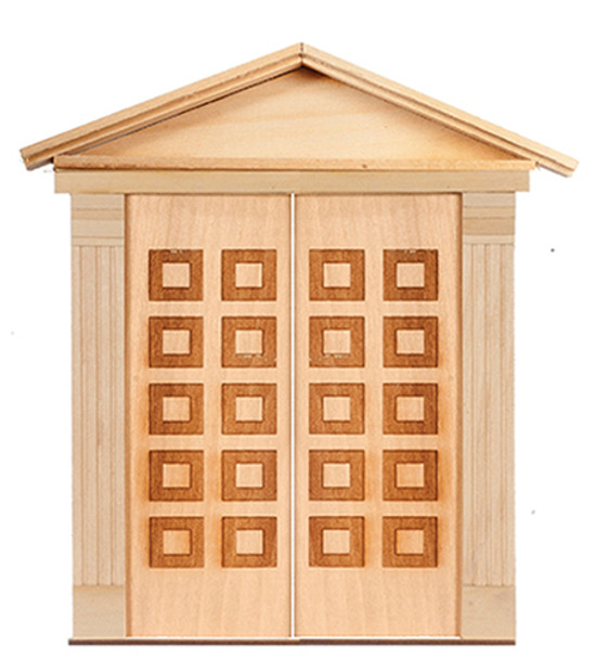 OakridgeStores.com | ALESSIO - 10 Raised Panels Double Door - Dollhouse Miniature (2321DD)