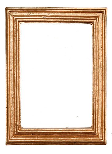 OakridgeStores.com | AZTEC - Gold Frame, 2X3 - Dollhouse Miniature (B0424)