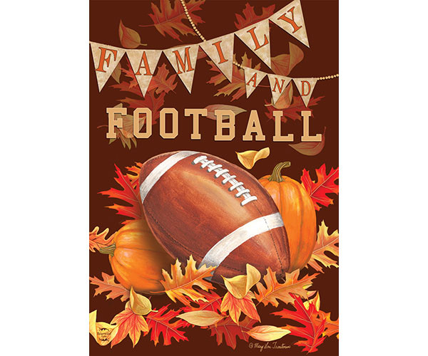 OakridgeStores.com | Briarwood Lane - Family And Football Garden Flag (BLG00729) 818138027918