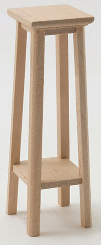 OakridgeStores.com | CLASSICS DOLLHOUSE - Large Fern Stand, Unfinished - Dollhouse Miniature (08708)