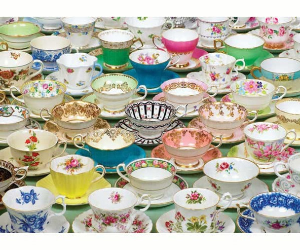 OakridgeStores.com | Outset Media Games - Tea Cups Puzzle, 1000 piece Puzzle (OM80034) 625012516518