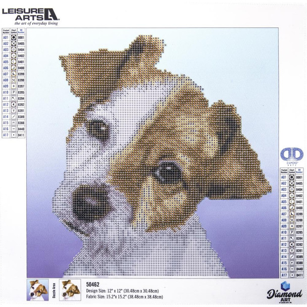 OakridgeStores.com | Leisure Arts - Puppy Leisure Arts Diamond Art Intermediate Kit 12"X12" (50462) 028906504620