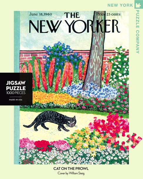 OakridgeStores.com | New York Puzzle Company - Cat on the Prowl 1000 pc Puzzle 851996002727