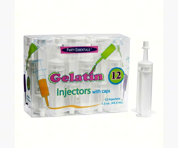OakridgeStores.com | North West Enterprises - 1.5 oz Gelatin Injectors with Cap - Clear Plastic - 12 ct (NWEN1512) 098382615226
