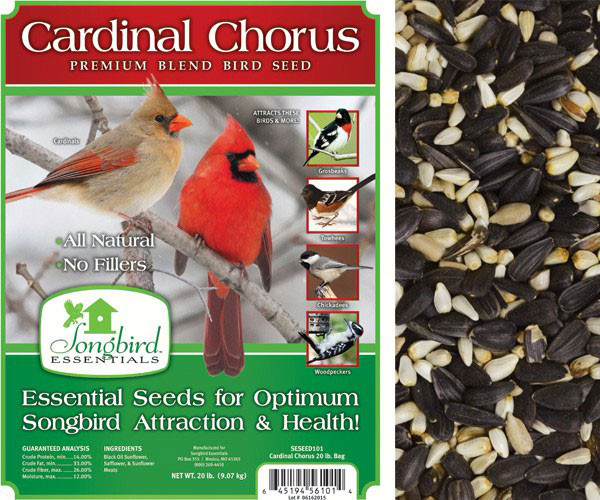 OakridgeStores.com | SE Seed - Cardinal Chorus, Bird Seed 5 lb. bag (SESEED100GC) 645194561007