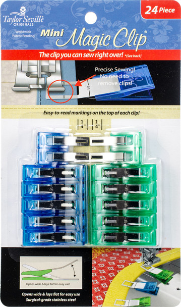 OakridgeStores.com | Taylor Seville - Sewing Machine Magic Clips 24/Pkg - Mini (17214) 766152217214