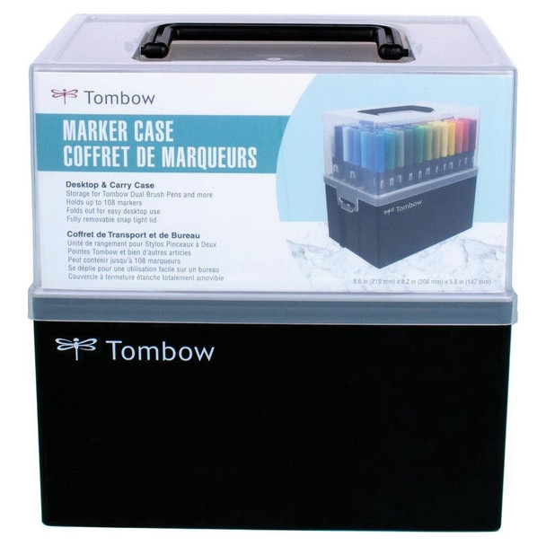 OakridgeStores.com | Tombow Marker Case-Empty - Holds 108 Dual Brush Pens (56178) 085014561785