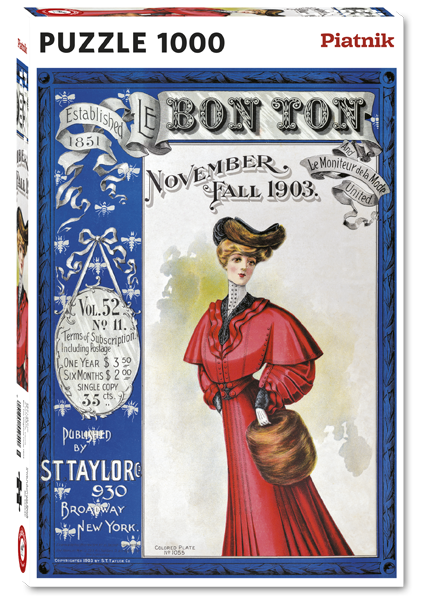 OakridgeStores.com | PIATNIK - Bon Ton Magazine Cover - 1000 Piece Jigsaw Puzzle - (552540)